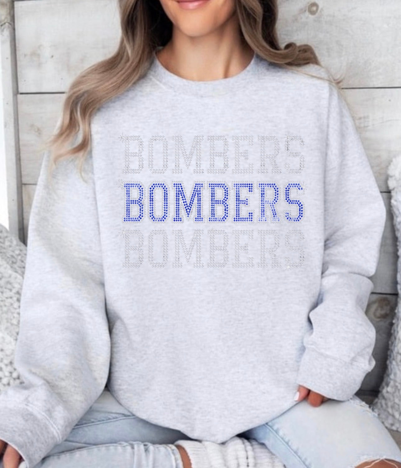 Bombers triple bling sweatshirt - 013