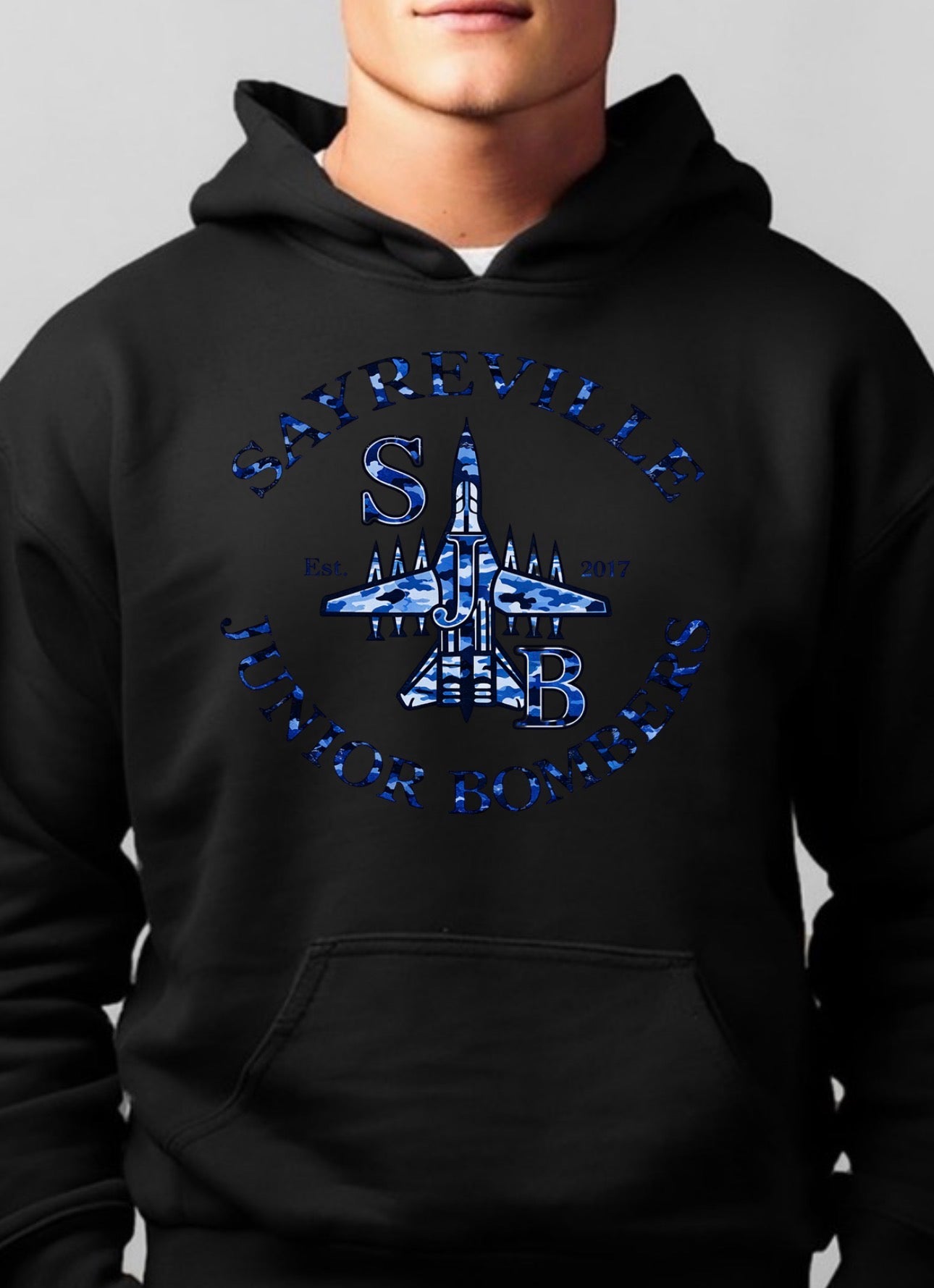 SJB blue military style logo - 013