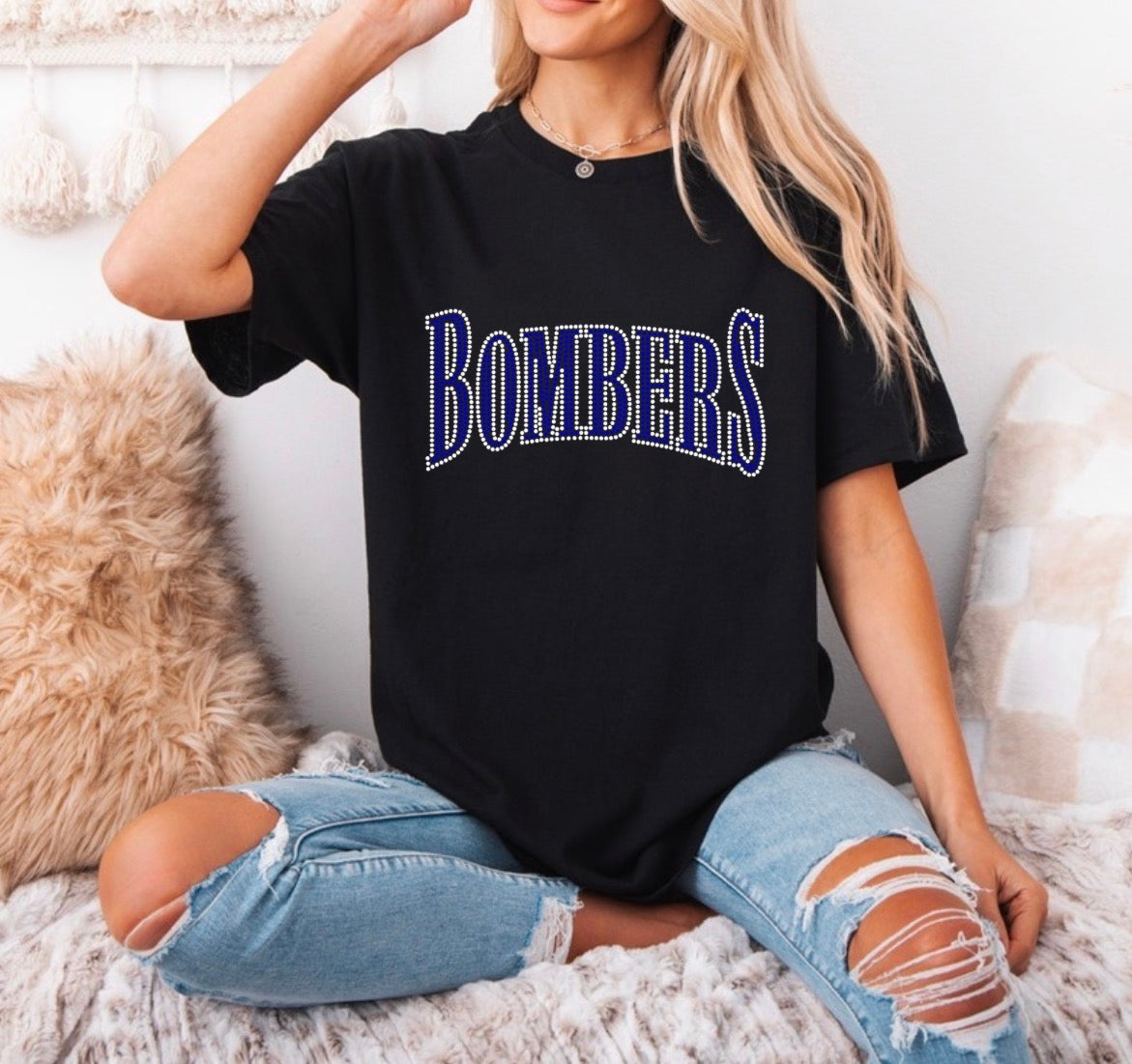 Bombers varsity letter bling - tshirts,sweatshirts, hoodies - 051