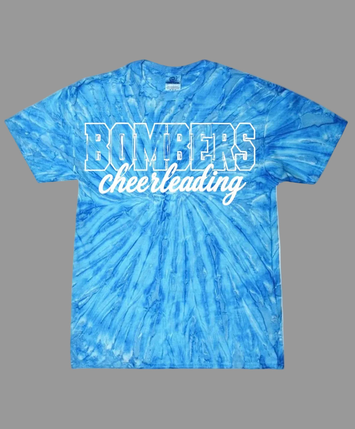 Bombers cheerleading tie dye tee - 024