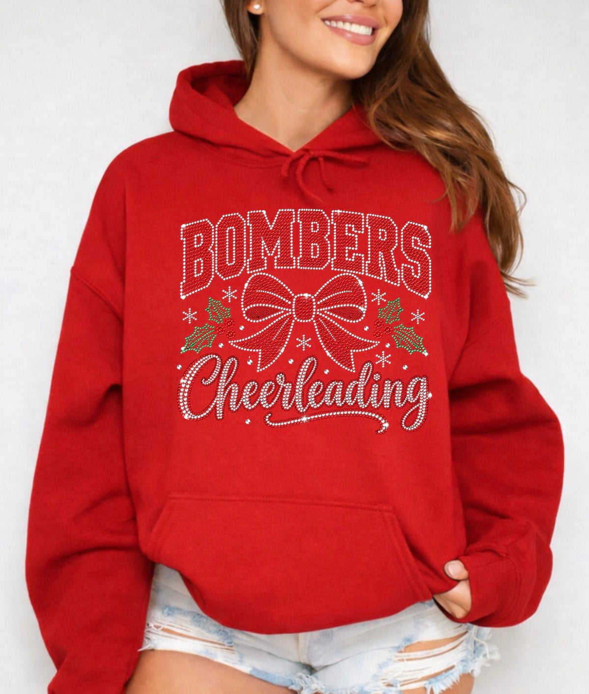 PRE-ORDER - bombers christmas bling - tshirts, sweatshirts, hoodies - 042