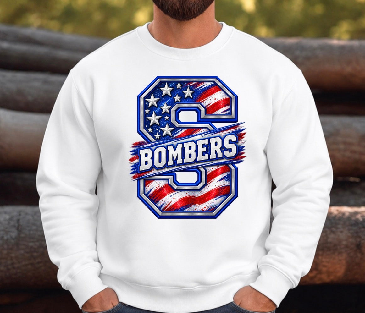 Patriotic large S Bombers - tshirts, sweatshirts, hoodies - 054