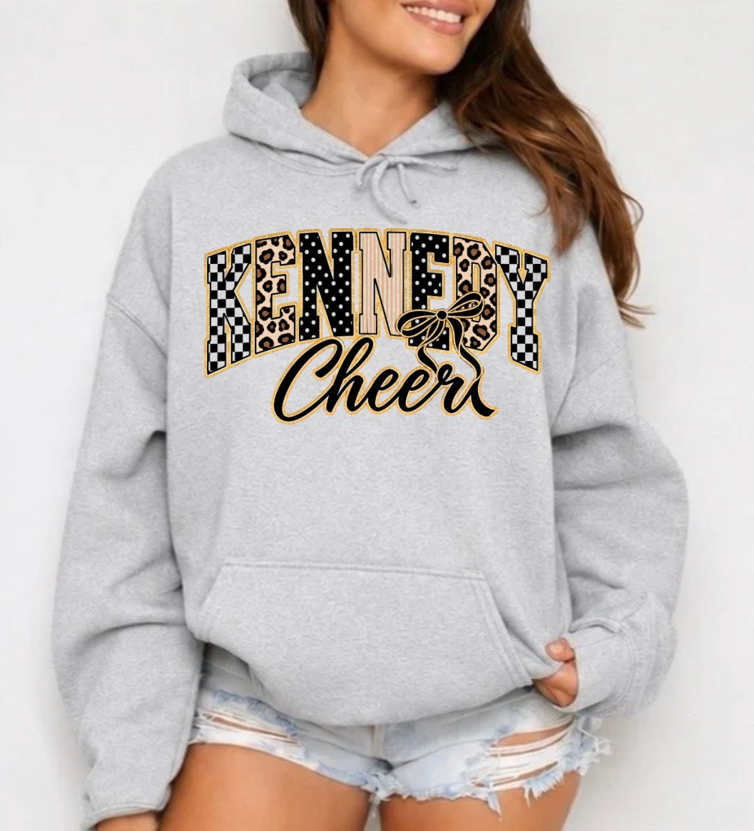 Kennedy cheer multi print - tshirts, sweatshirts, hoodies - 010