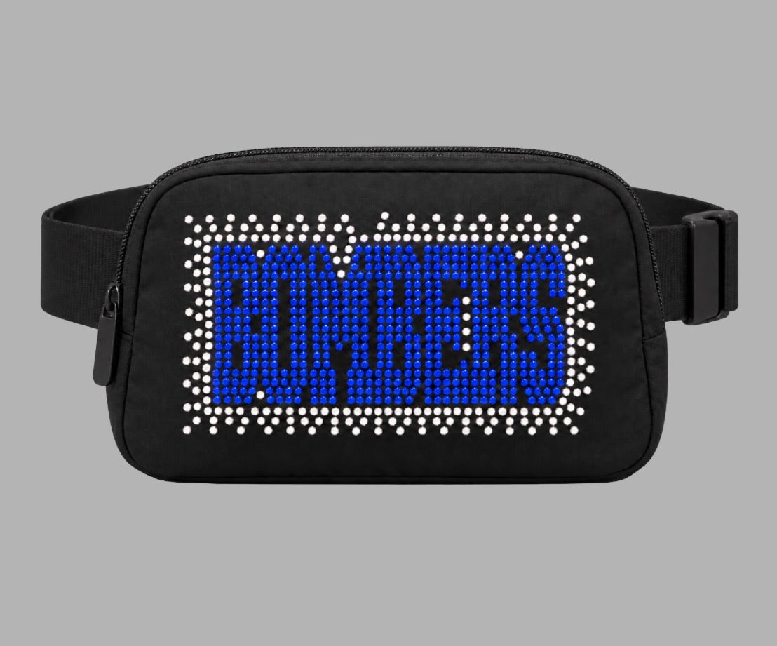 PRE-ORDER - Bombers bling belt bag - 033