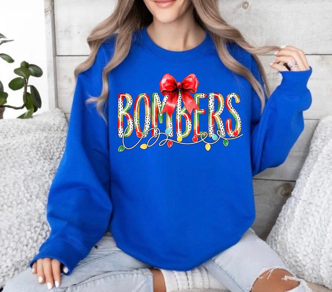 PRE-ORDER - Bombers christmas lights - tshirts, sweatshirts - hoodies -