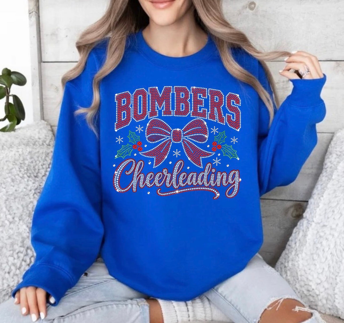 PRE-ORDER - bombers christmas bling - tshirts, sweatshirts, hoodies - 042