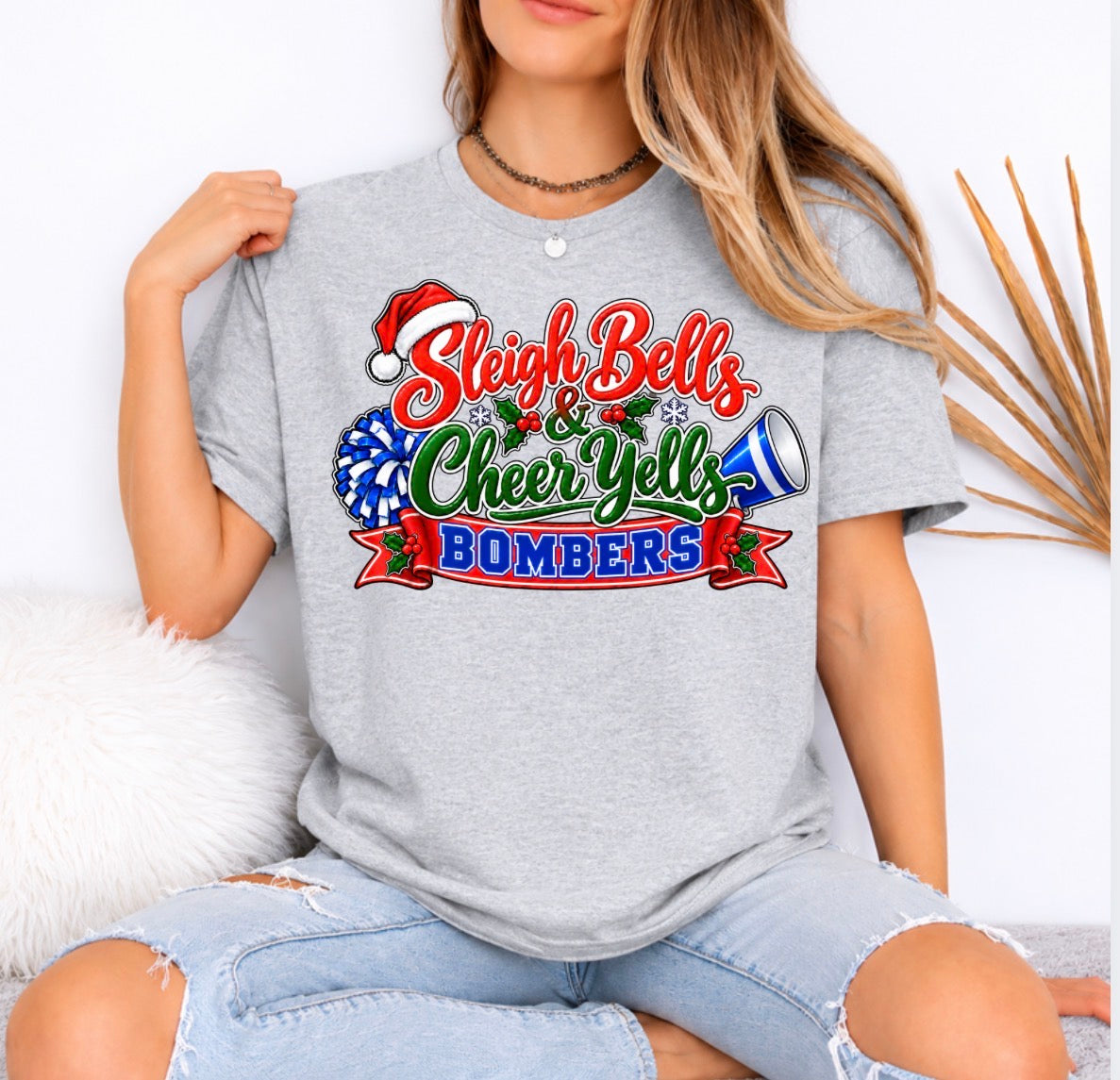 PRE-ORDER - jingle bells and cheer yells - tshirts, sweatshirts, hoodies - 043