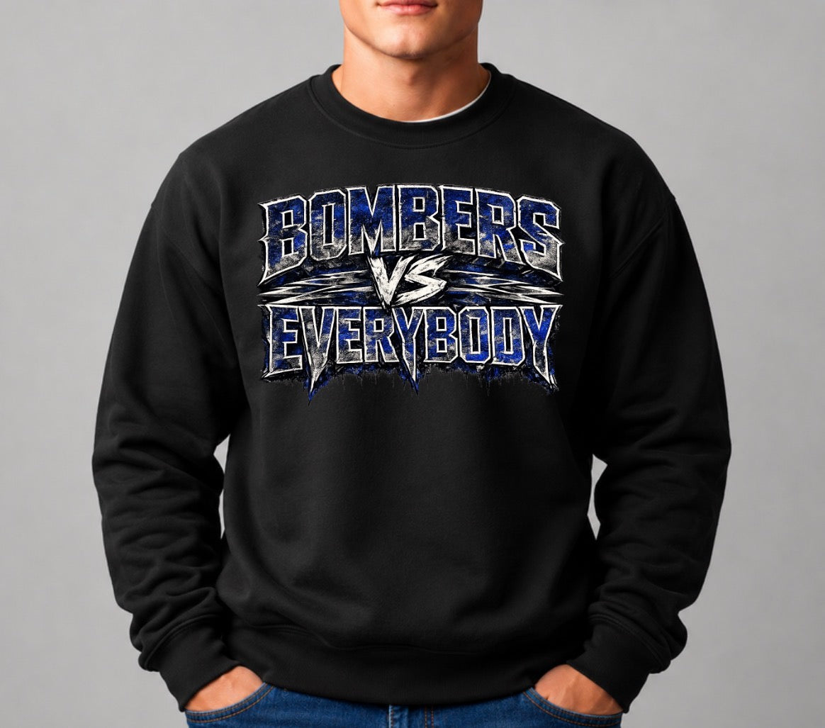 Bombers vs. Everyone sweatshirt - design 2 - 046