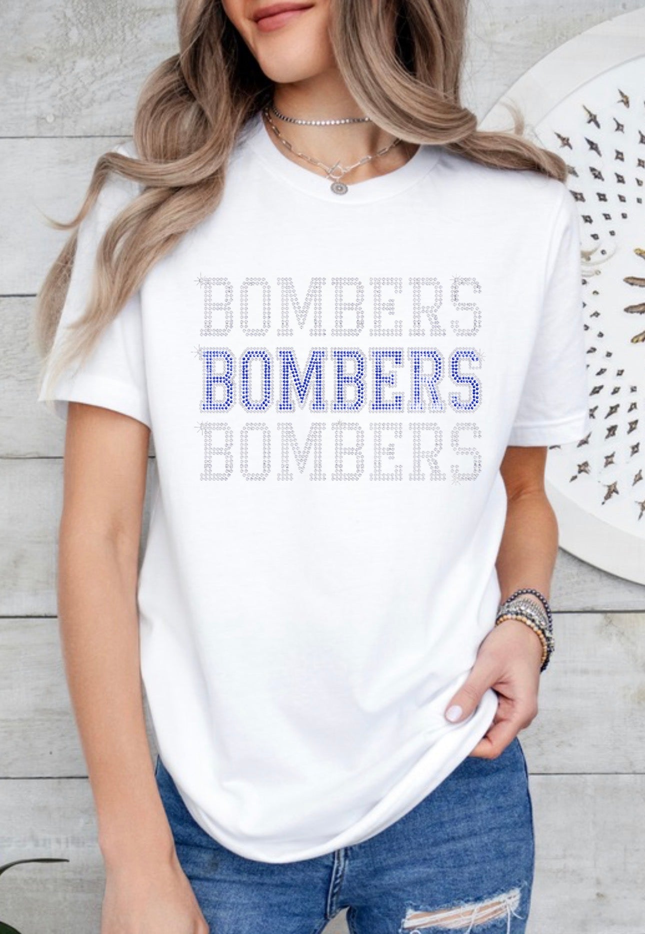 Bombers triple bling tshirt - 012