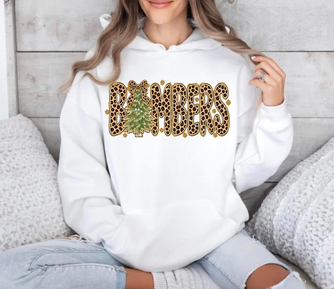 PRE-ORDER - bombers christmas cheetah print - 039