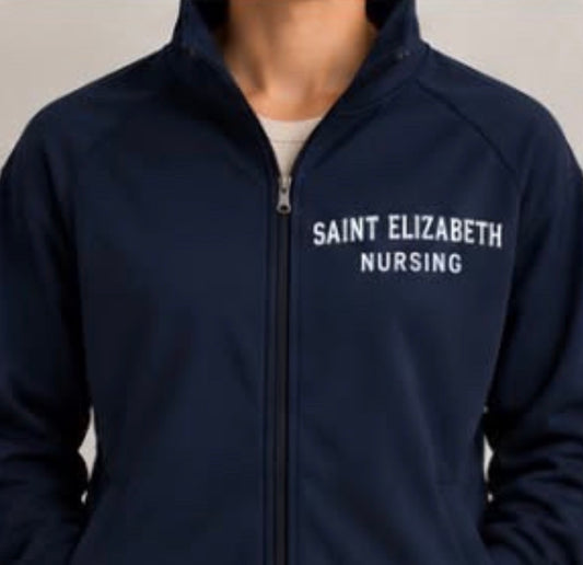 Saint Elizabeth nursing full zip hooded sweatshirt - 004