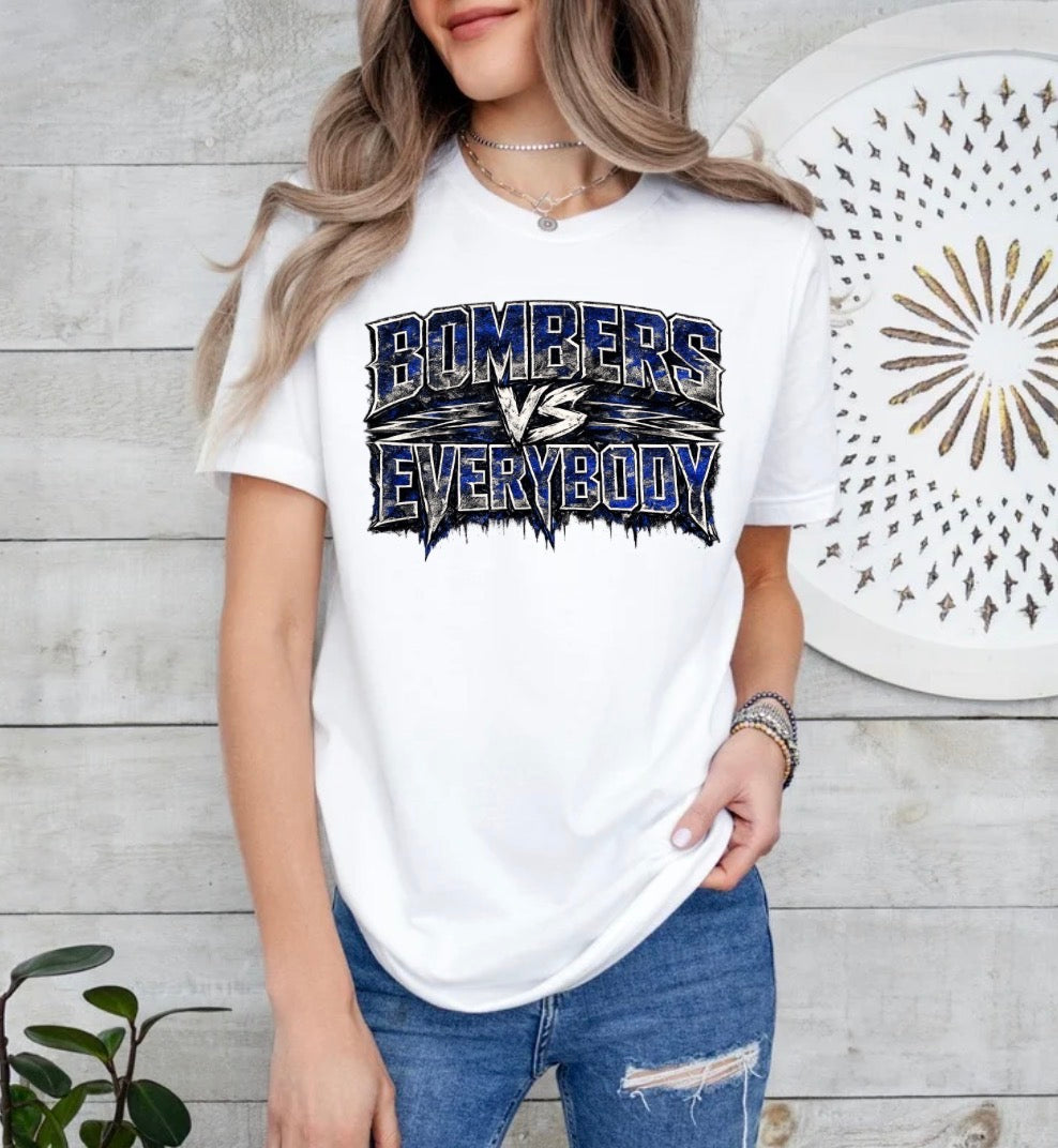Bombers vs. Everyone tshirt - design 2 - 045