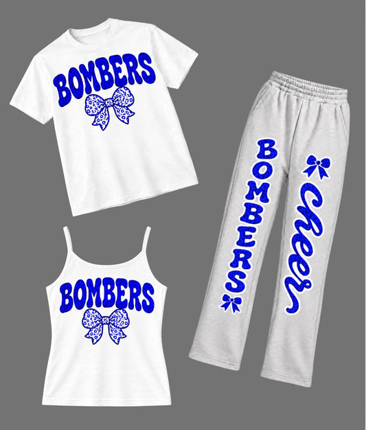 PRE-ORDER - open bottom sweatpants and shirt set - 038