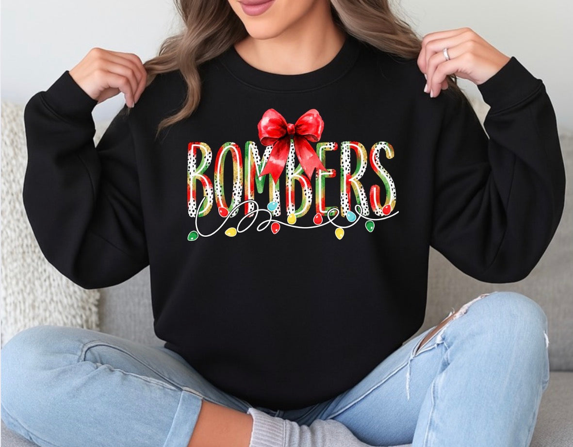 PRE-ORDER - Bombers christmas lights - tshirts, sweatshirts - hoodies -