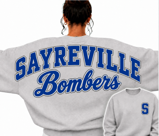 Oversized Sayreville Bombers sweatshirt - 023