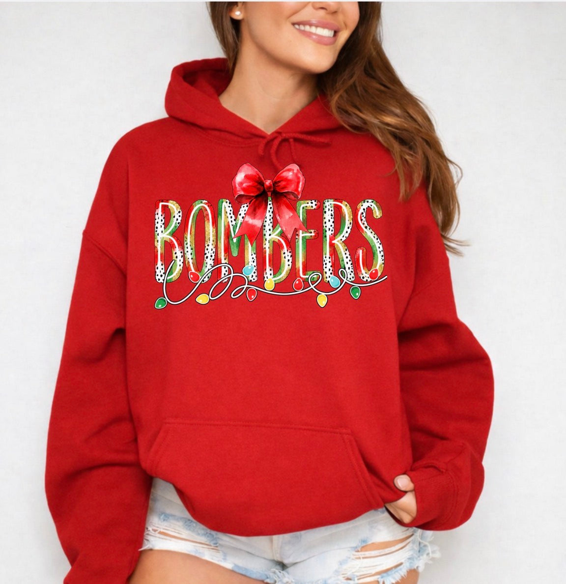 PRE-ORDER - Bombers christmas lights - tshirts, sweatshirts - hoodies -