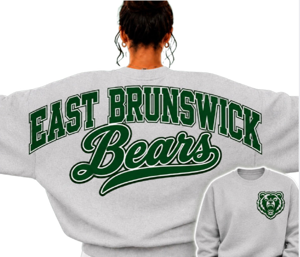 Oversized East Brunswick Bears sweatshirt - 003