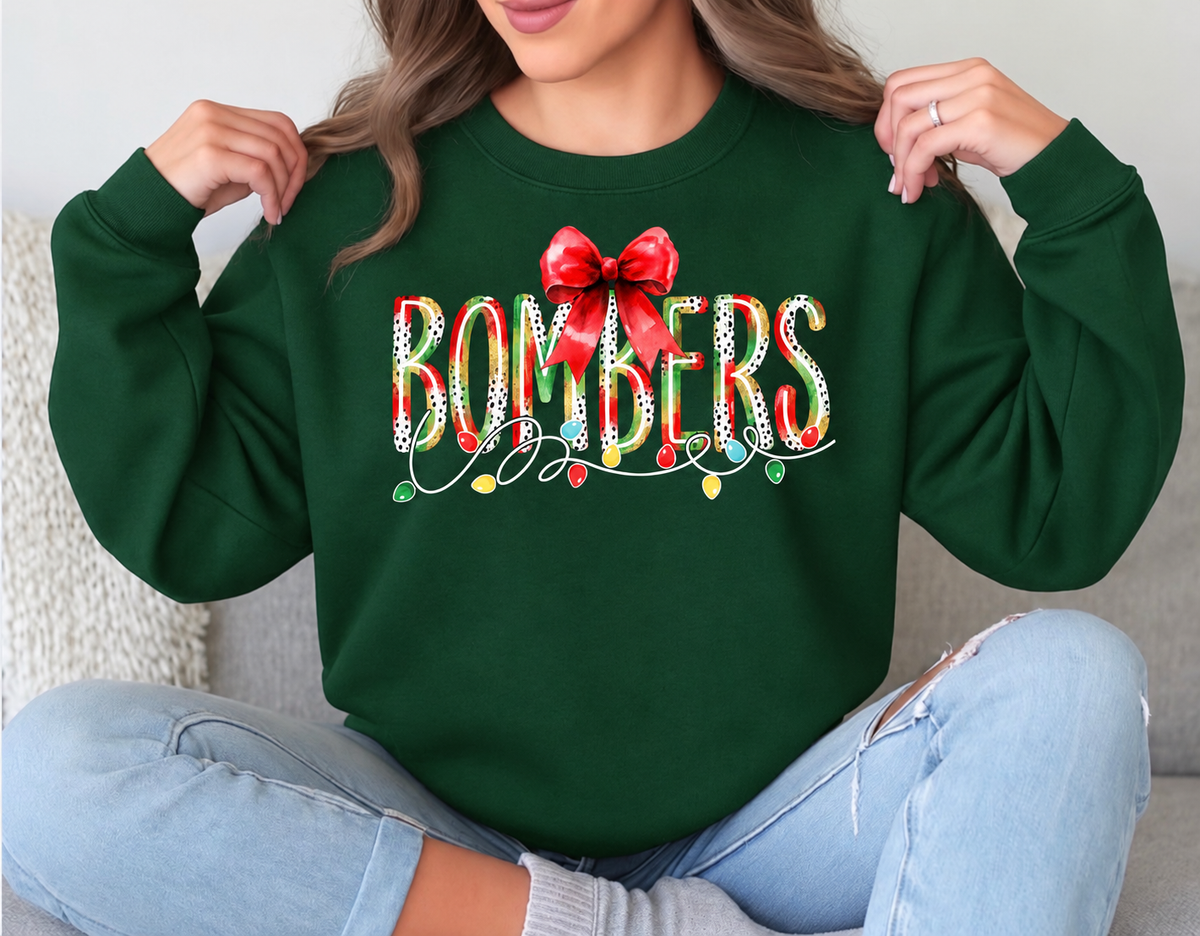 PRE-ORDER - Bombers christmas lights - tshirts, sweatshirts - hoodies -