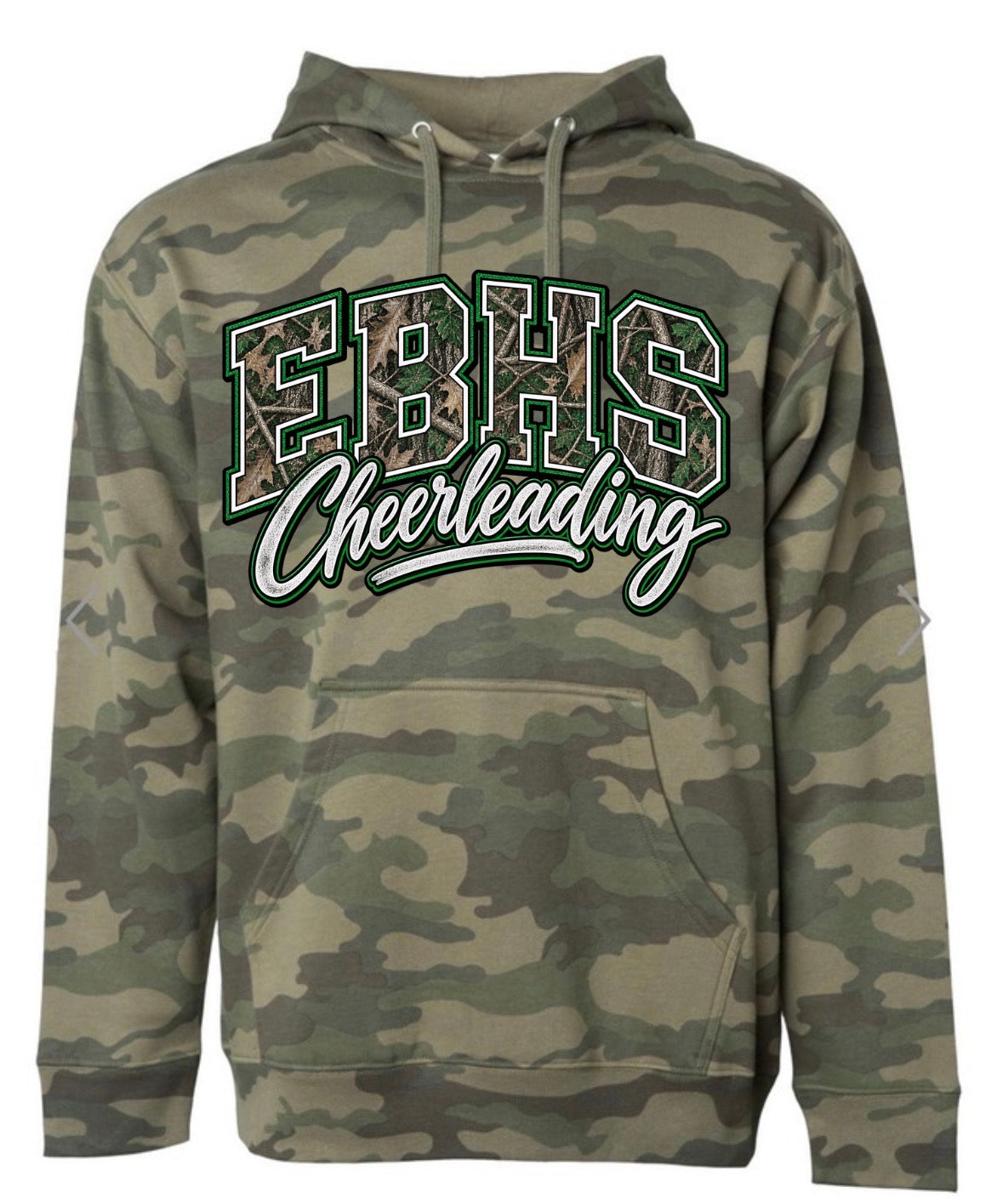 EBHS cheerleading camo hoodie - 001