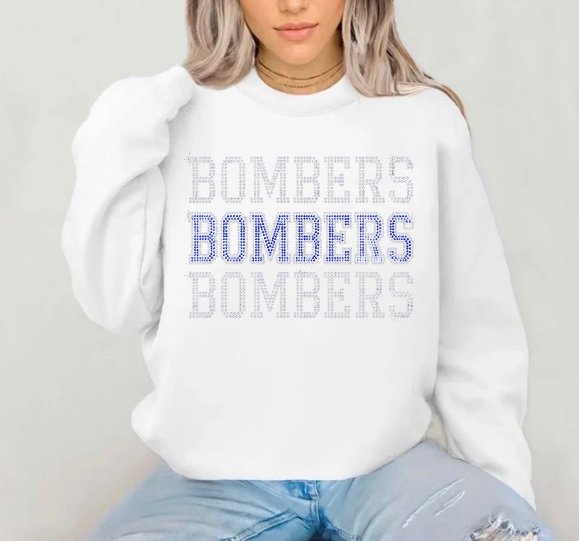 Bombers triple bling sweatshirt - 013
