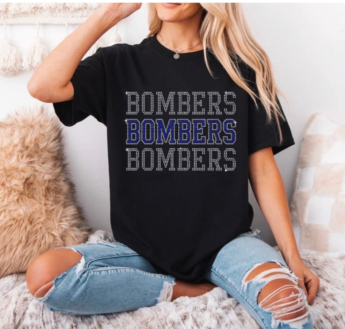 Bombers triple bling tshirt - 012