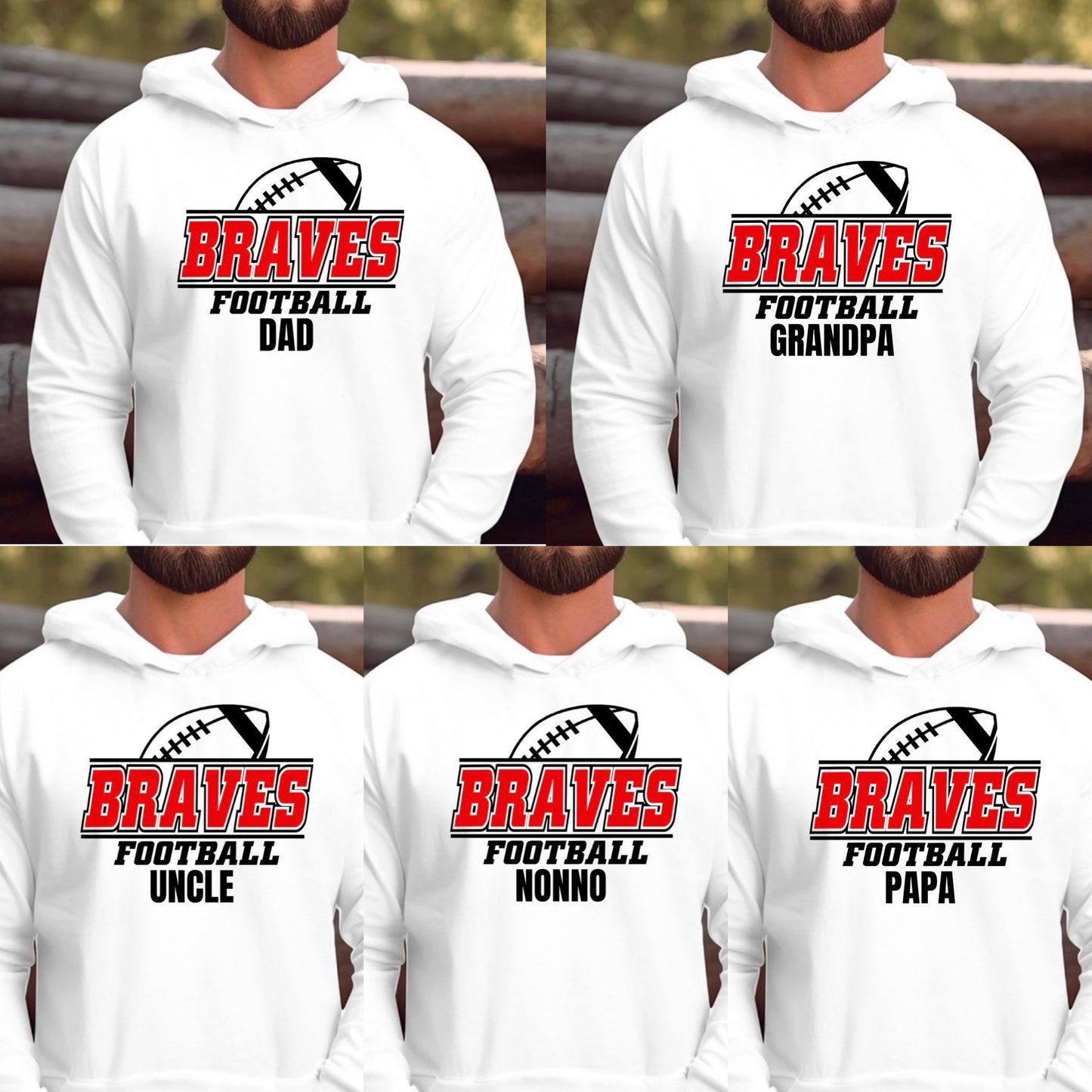 Braves football dad, nonno, grandpa, papa, uncle - 012