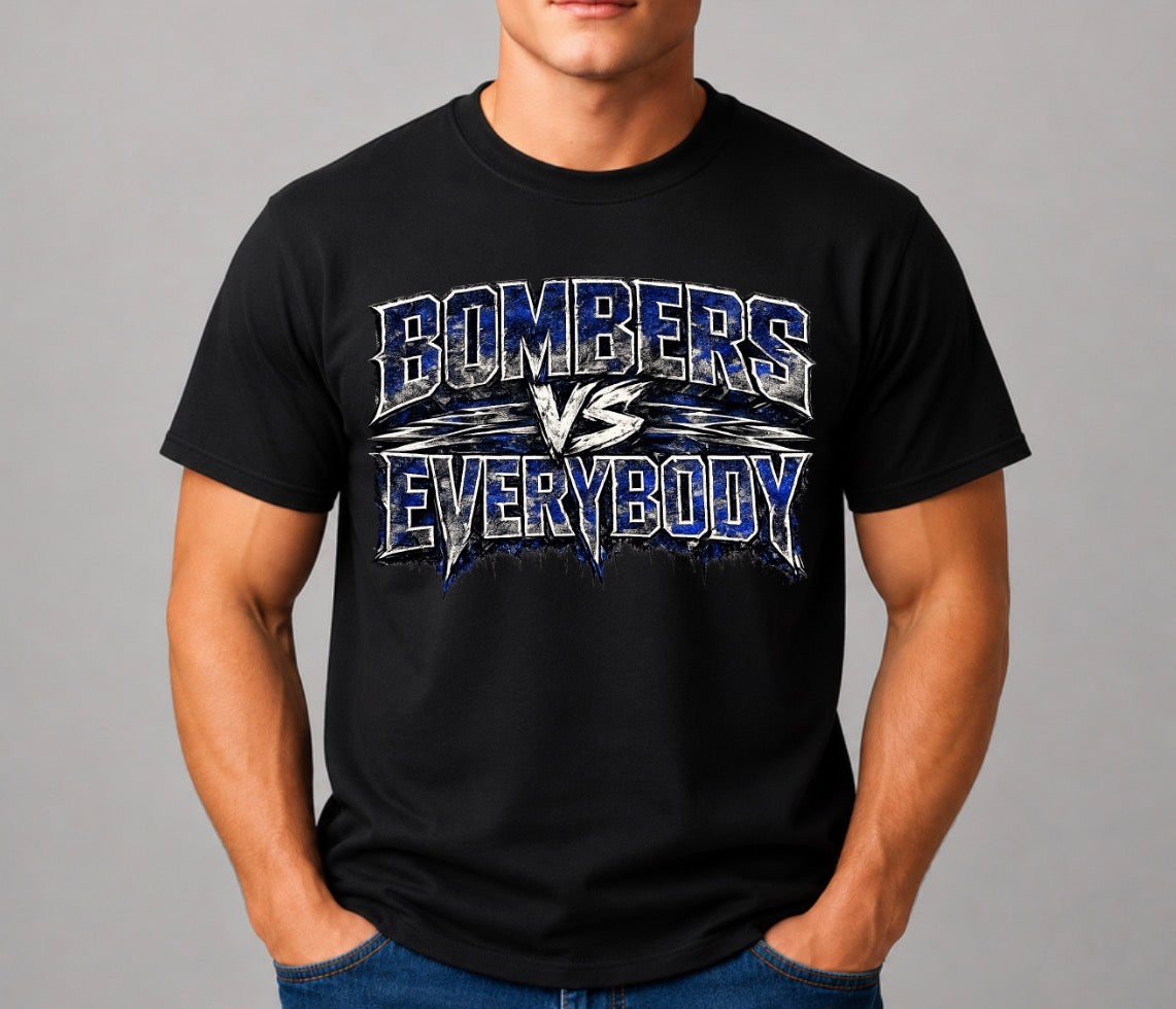 Bombers vs. Everyone tshirt - design 2 - 045