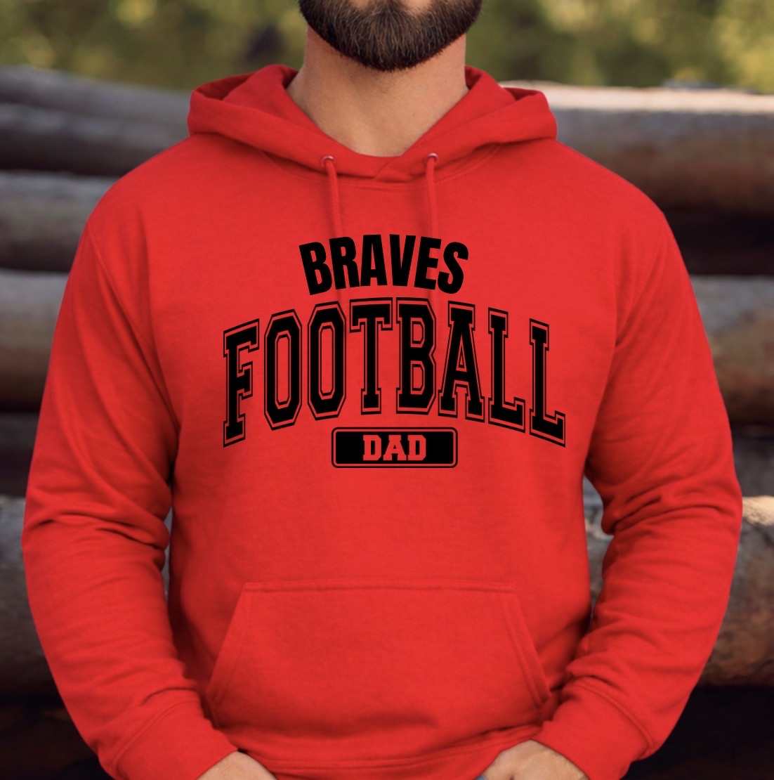 Braves football dad shirt - 011