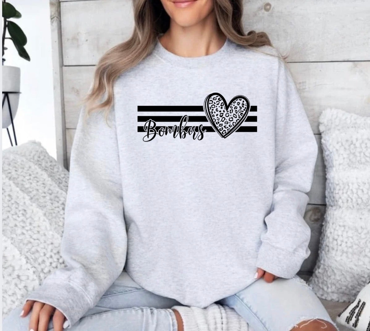Bombers leopard heart - tshirts, sweatshirts, hoodies - 009