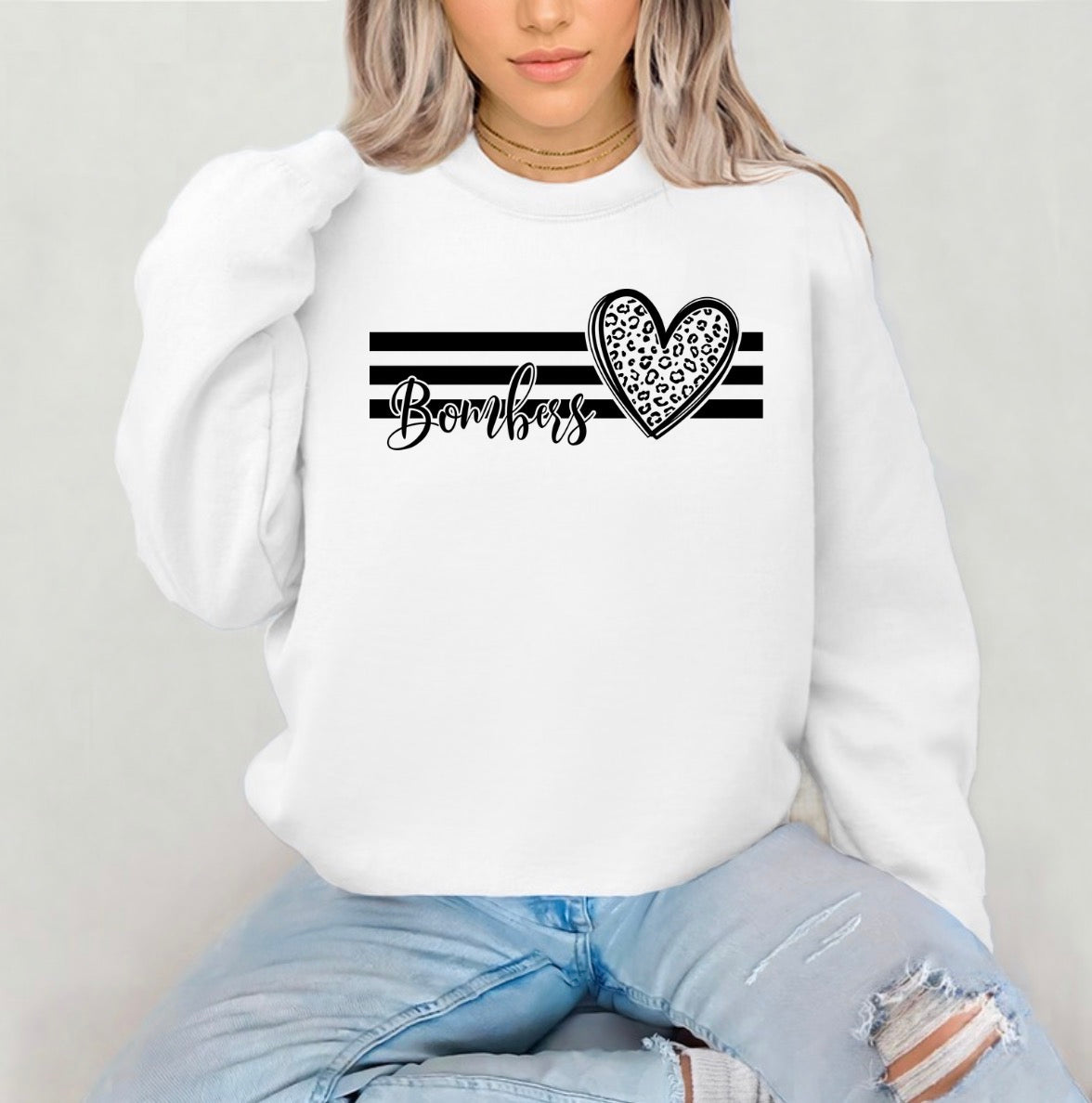 Bombers leopard heart - tshirts, sweatshirts, hoodies - 009