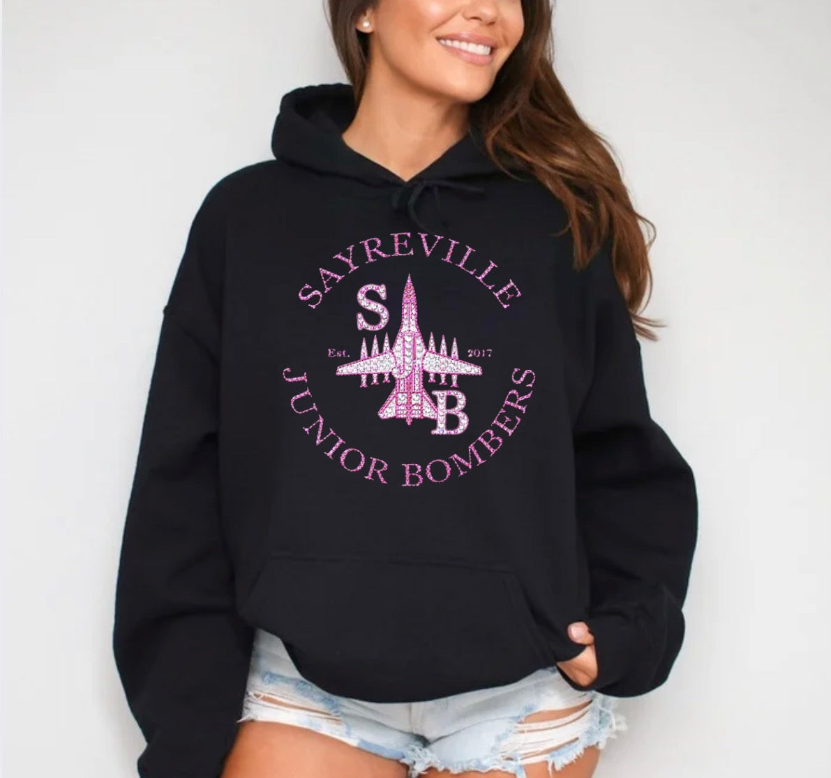 SJB pink bling logo - tshirts, sweatshirts, hoodies - 010