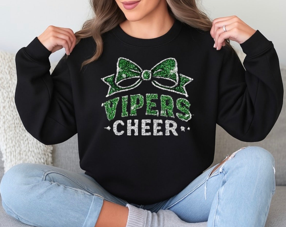 Vipers cheer bling with bow - 011