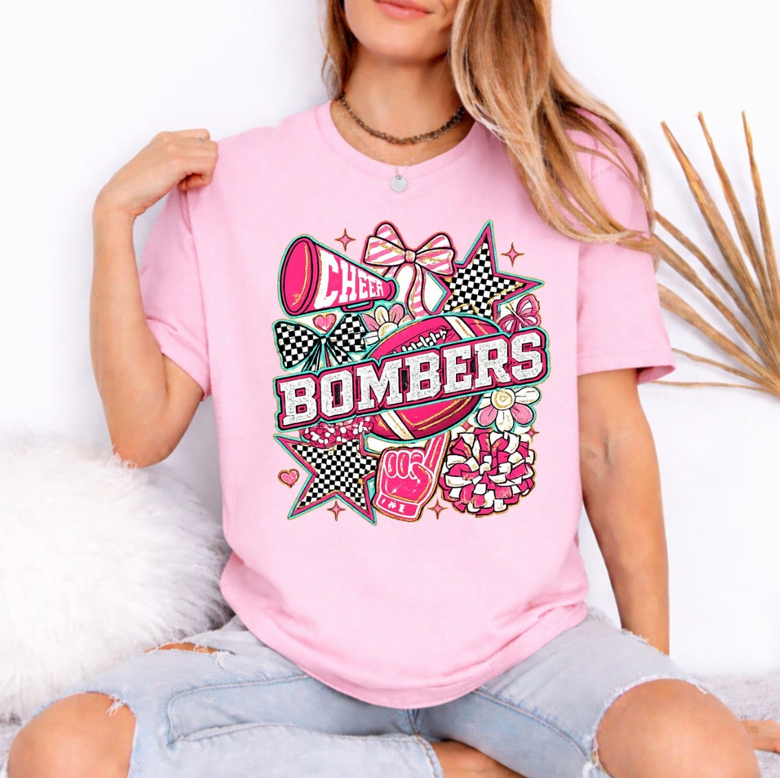 Bombers pink design - tshirts, sweatshirts, hoodies - 005
