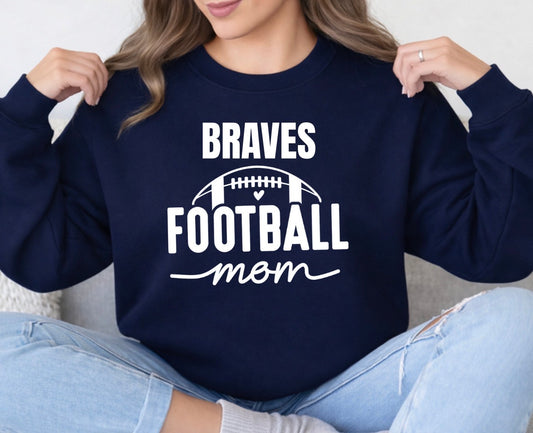 Braves football mom shirt - 002